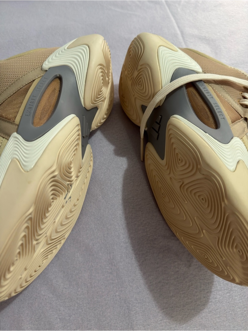 Candace Parker x Adidas Exhibit Select Mid Champagne for Women size 6.5 - Picture 4 of 9